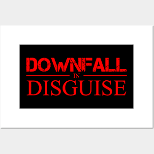 "Downfall in Disguise" Logo T-Shirt Posters and Art